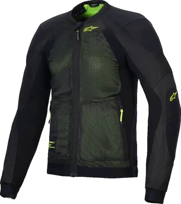 Immagine prodotto di Giacca protettiva Alpinestars Troop-Air, nero/giallo neon, 2XL