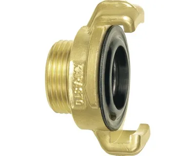 Produktbild von Gewindestück Messing, Außengewinde 38 mm (1 1/2)"