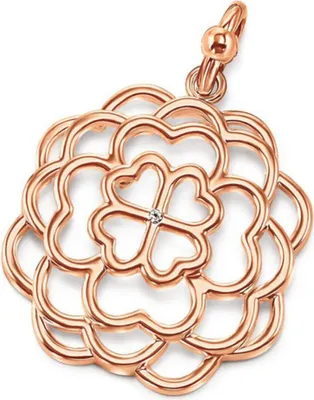 Zdjęcie produktu dla Folli Follie Damski wisiorek Sterling Silver Rose Gold 4cm 3p15t002rc