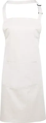 Immagine prodotto di Premier Workwear PR154 | Colours Grembiule con tasca - 72 x 86 cm - Lavabile fino a 60 - Colore: Bianco - Dimensioni: 72 x 86 cm