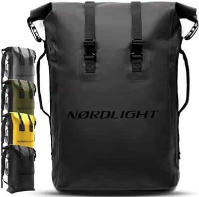 Obrázek produktu pro Vodotěsný vak Drybag 35 l, černá batohová taška, ideální na cyklistiku a turistiku
