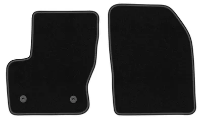 Image de Tapis avant en moquette pour Ford Escape MK3 2012- (SUV) – 2 pièces, noirs, sur mesure – Wielganizator BASIC
