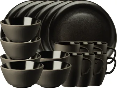Produktbild von Rosenthal Junto Slate Grey Frühstücksset 18tlg