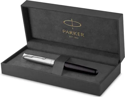 Produktbild von Parker 2146864 Füllfederhalter Kartuschenfüllsystem Schwarz, Edelstahl 1 Stück(e)