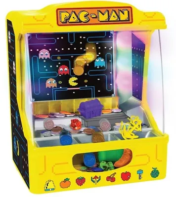 Image de Merchant Ambassador Pac-Man : machine d'arcade électronique à pièces, modèle Premium, 23,5 x 20 x 31 cm