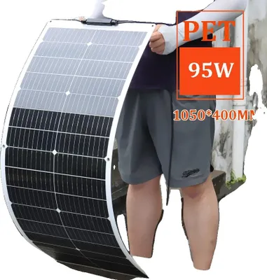 Produktbild von Solarpanel, monokristallines Material, langlebiges Design, PET Flexibel 95w