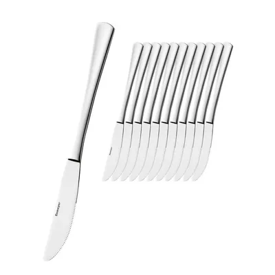 Immagine prodotto di Coltello da pranzo Esmeyer "Stockholm", set di 12, acciaio inox 13/0, lucido, lunghezza: 210 mm, spessore materiale 2,2 mm (204-045)