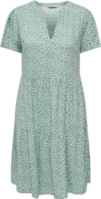 Produktbild von Only Kurzes Kleid Damen Onlzally Life S/S Thea Dress NOOS grün/weiß S