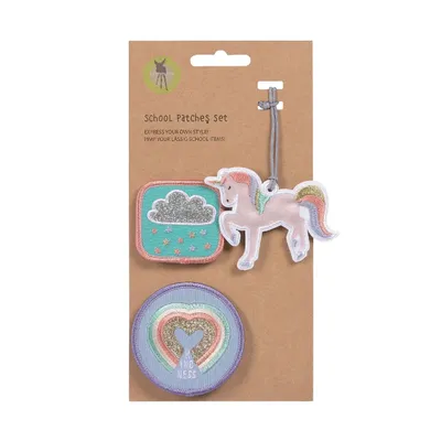 Image de Pendentifs et écussons décontractés - Ensemble scolaire Unique, licorne pailletée