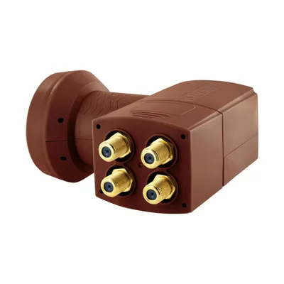 Produktbild von Schwaiger LNCR0004 Quad-LNB, Farbe:Braun