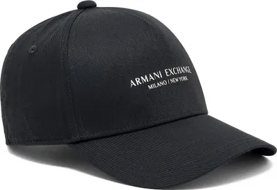 Zdjęcie produktu dla Czapka z daszkiem Armani Exchange Xm001694_af15502, czarna, męska, rozmiar uniwersalny