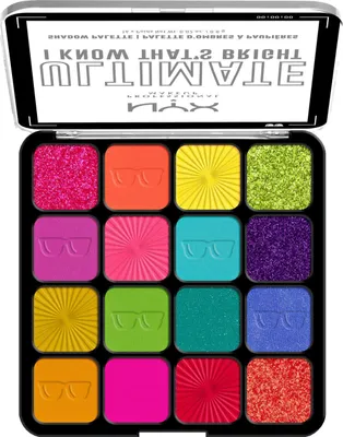 Produktbild von NYX PROFESSIONAL MAKEUP Ultimative Schattenpalette I Know That's Bright 0,8 g