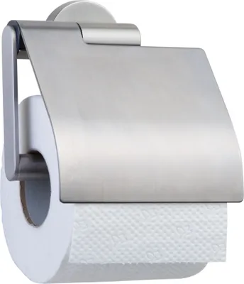 Produktbild von Tiger Boston Toilettenpapierhalter mit Deckel Edelstahl gebürstet, 309130946