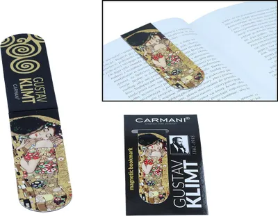 Produktbild von Magnetisches Lesezeichen - G. Klimt, Der Kuss (CARMANI)