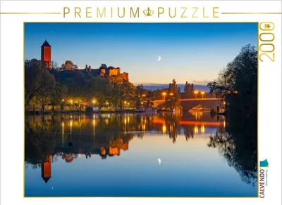 Produktbild von CALVENDO Puzzle Burg Giebichenstein in Halle-Saale 2000 Teile Puzzle quer | 2000 Teile Lege-Größe 90x67cm Foto-Puzzle für glückliche Stunden