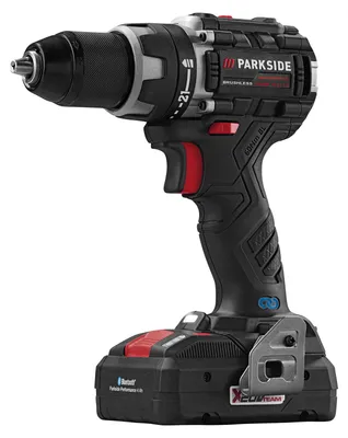 Produktbild von Parkside Performance Akku-Bohrschrauber 20V PABSP 20 LiC4 mit Akku&Ladegerät