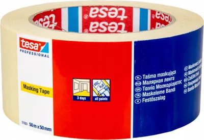 Obrázek produktu pro Páska tesa® PRO, malířská, maskovací, lepicí, 50 mm, L-50 m