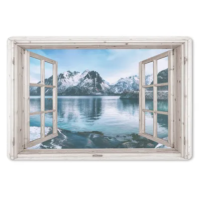 Produktbild von MuchoWow® Mauspad Mousepad Aussicht - Berg - Wasser 27x18 cm - Mousepads - Maus Mat - Pad - Mausunterlage - Büroartikel - Desk Matten
