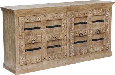 Produktbild von SIT Möbel Sideboard mit 4 Türen | Mango-Holz natur | B 180 x T 45 x H 90 cm | 14513-01 | Serie DAIPUR