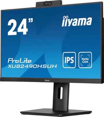 Zdjęcie produktu dla iiyama ProLite XUB2490HSUH-B1, 60,5 cm (23.8"), 1920 x 1080 px, Full HD, LED, 4 ms, Czarny