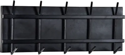 Produktbild von Garderobe Brix 70x29x12,5 cm Mangoholz Stahl Schwarz