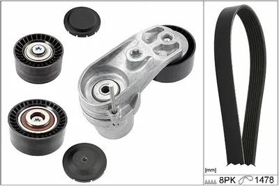 Produktbild von INA 529 0211 10 Keilrippenriemensatz für BMW 5 Touring (F11)