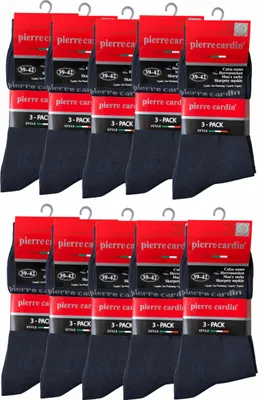 Produktbild von Pierre Cardin Herren Socken Baumwolle Strümpfe Dunkelblau 39-42 30 Paar