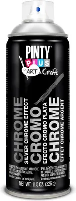 Image de pintyplus art & craft spray paint 520cc argent effet chrome c150