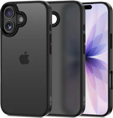 Image de Étui Tech-Protect MagMat compatible avec l'iPhone 17 Noir mat