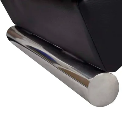 Immagine prodotto di Chaise longue nera in ecopelle