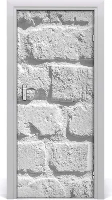 Produktbild von Tulup Türaufkleber 85x205 cm Dekorative Aufkleber Selbstklebend Wasserdichte Tapete Abnehmbar Schlafzimmer Wohnzimmer Wohnkultur - Ziegelwand