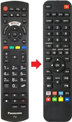 Produktbild von Fernbedienung passend für PANASONIC TX50HX600BZ | TX50JX600B | TX50JX600BZ