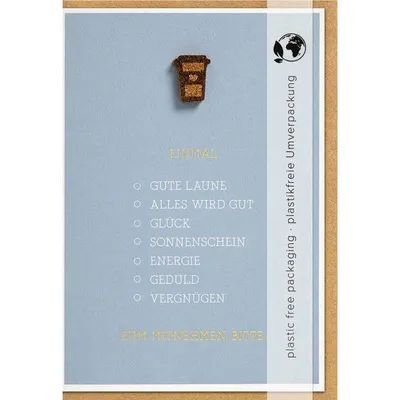 Produktbild von Moments Collection Glückwunschkarte : Einmal... Moments Collection Glückwunschkarte: Einmal...