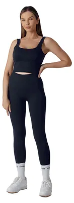 Zdjęcie produktu dla Legginsy Carlheim Sculpt z wysokim stanem, bezszwowe - czarne