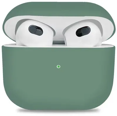 Produktbild von Hülle passend für Apple AirPods 3 – Grüne AirPods-Hülle – Silikon – AirPods-Abdeckung – CHPN