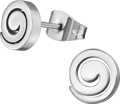 Produktbild von 316L Chirurgenstahl Ohrstecker mit Spirale