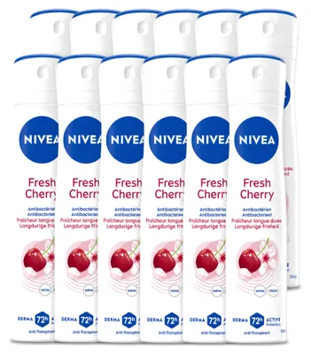 Obrázek produktu pro 12 kusů antiperspirantního deodorantu Nivea Fresh Cherry, 150 ml - výhodná balení