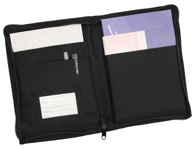 Productafbeelding van Handschoenenkast organizer, 17,5 x 24 cm, 600D polyester, zwart, met rits