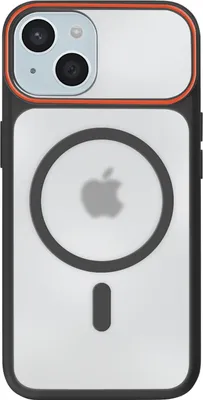 Obrázok produktu pre Avizar, Zosilnené matné sklo MagSafe puzdro iPhone 15, čierne