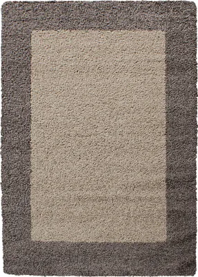 Image de Carpetsale24 Tapis à Poils Longs avec Bordure Design Moderne Shaggy Doux et Moelleux pour Salon et Chambre, Taille: 300x400 cm