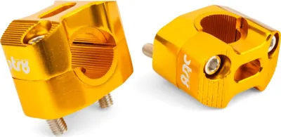 Zdjęcie produktu dla Złote obejmy kierownicy STR8 22-28 mm