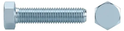 Zdjęcie produktu dla ISO 8676 Śruba z łbem sześciokątnym gwint drobnozwojny VG M16x45 stal 10.9 ocynkowana 50 szt