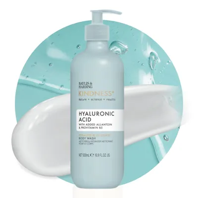 Obrázok produktu pre Baylis & Harding Kindness+ Hydratačný sprchový gél s kyselinou hyalurónovou, 500ml