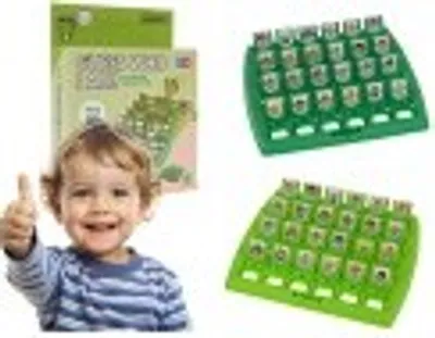 Image de jeu de puzzle et de mémoire Devine qui est la grenouille Jeu pour enfants