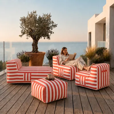Produktbild von MUFFO Gartenlounge-Set SOFT SET 3 Orange