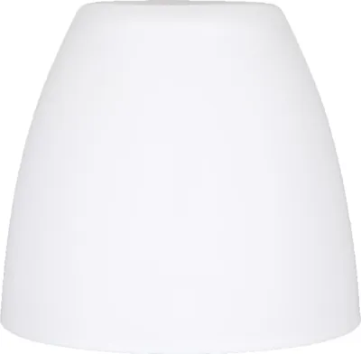 Image de Verre de lampe Verre de lampe de remplacement blanc satiné Ø 74mm Abat-jour en verre E14