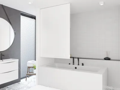 Image de Rideau de douche basique en PEVA Blanc 150x240 cm