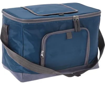 Produktbild von Thermo-Kühltasche 26 L, 40x23x28 cm, 2 Fächer, verstellbarer Riemen & Tragegriff