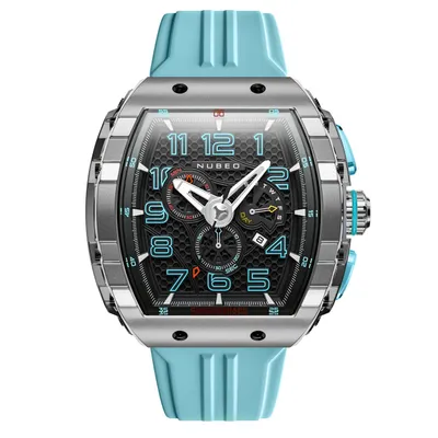 Produktbild von Nubeo NB-6088-02 Herrenuhr Magellan Retrograde Chronograph 49mm 5ATM