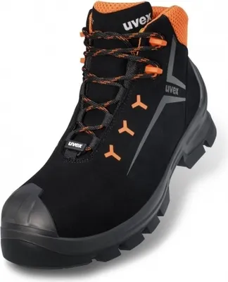 Produktbild von Uvex Stiefel 6527 schwarz/orange PUR, Größe:47, Weite:11